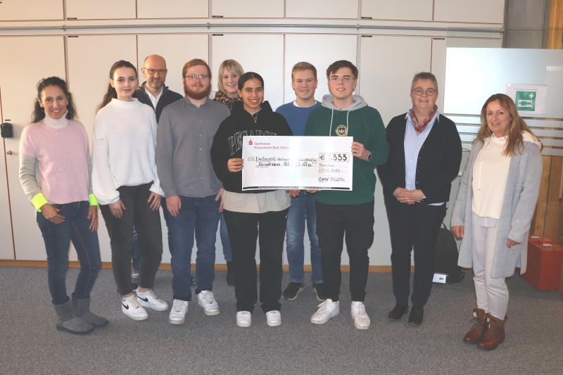 Spendenaktion- Eine liebgewordene Tradition:  3.333 Euro